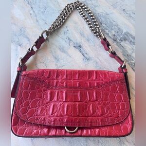 Vintage Miu Miu Red Shoulder Bag / purse
